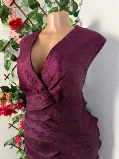 Robe élégante colle en V  - Perluna Store - kinshasa