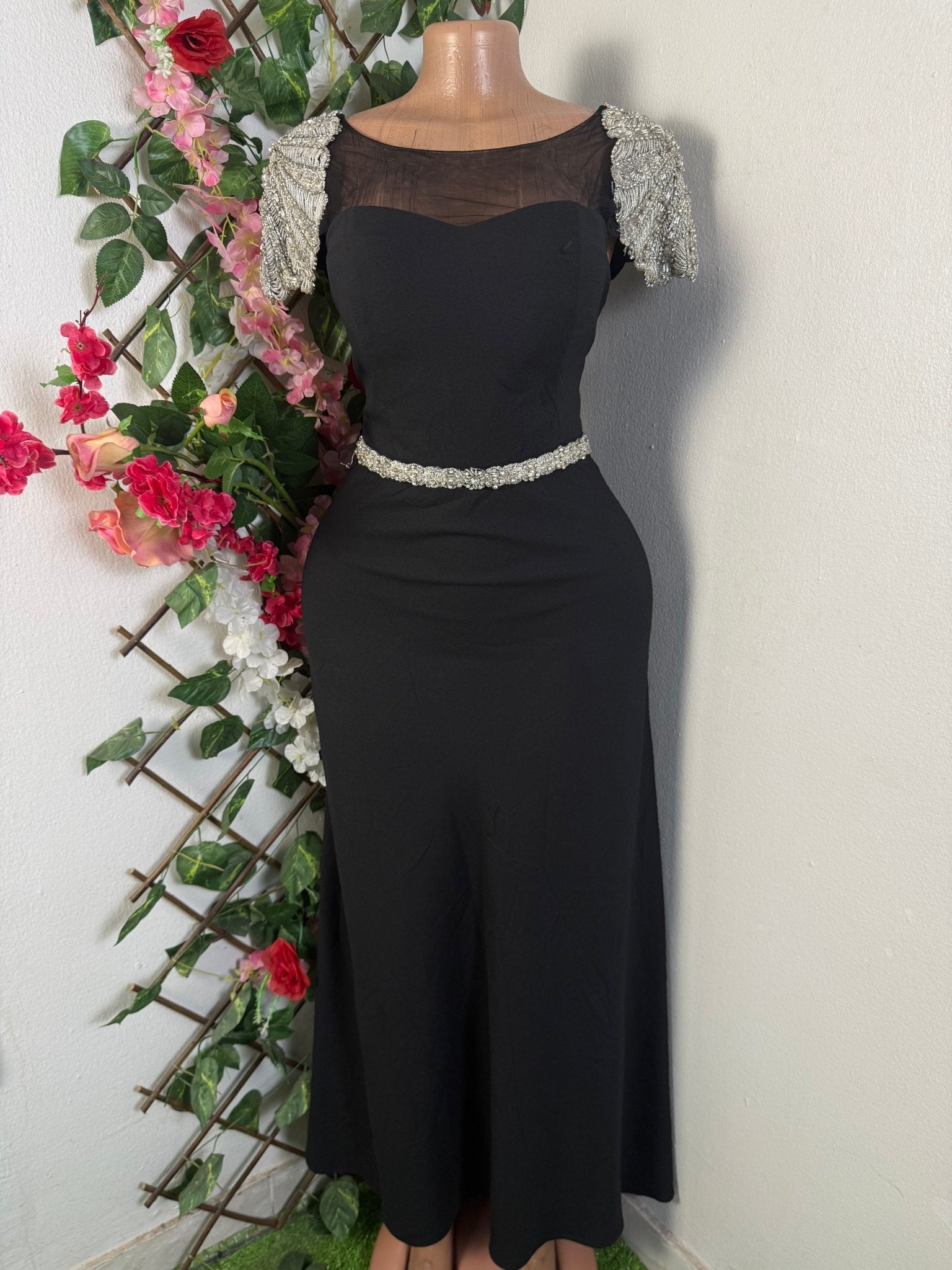 Robe élegante droite longues manches courtes - Perluna Store