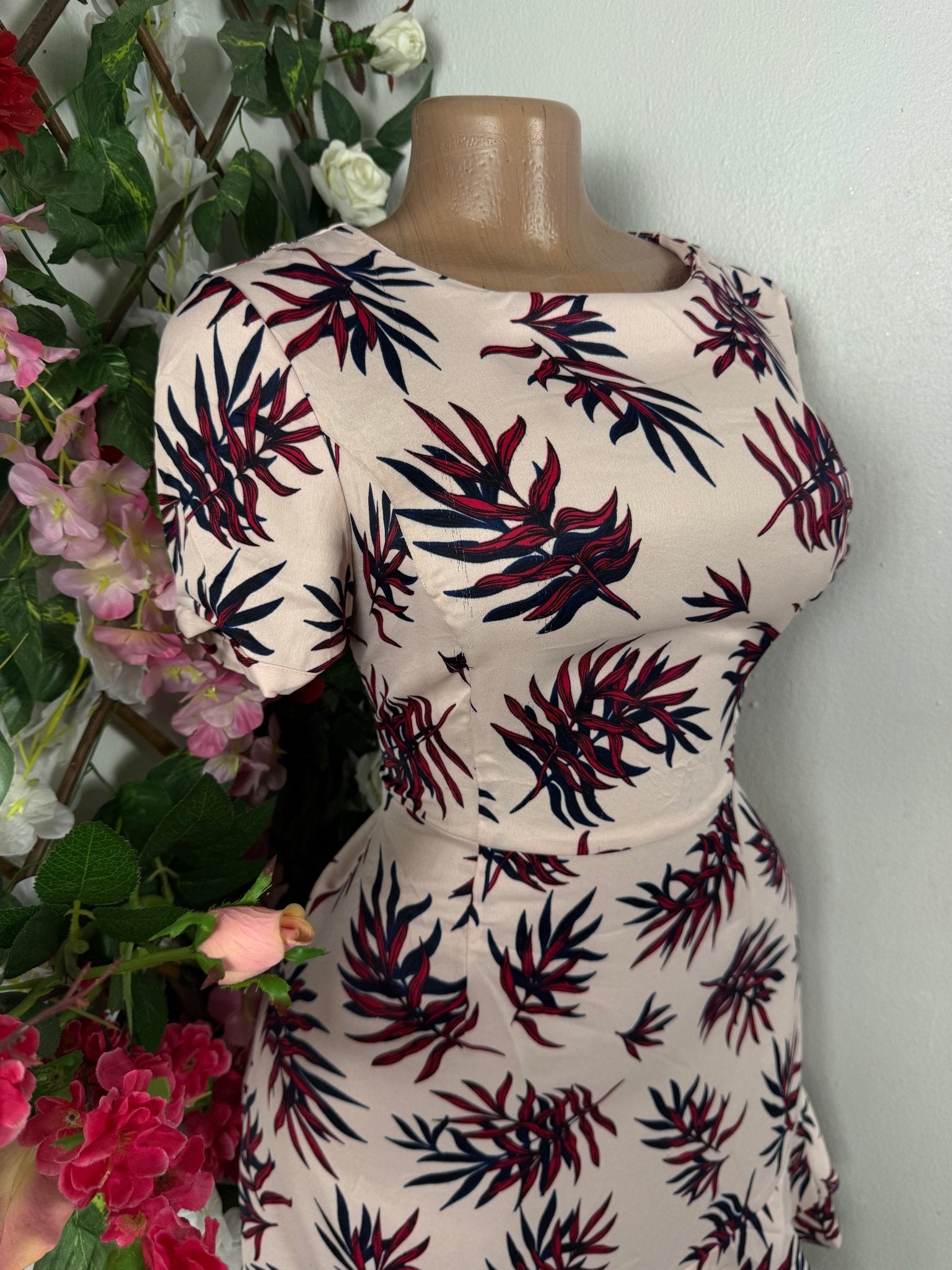 Robe élégante droite manches courtes - Perluna Store