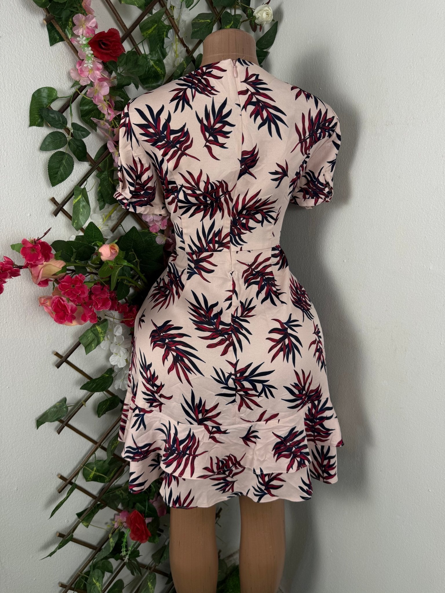 Robe élégante droite manches courtes - Perluna Store