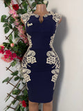 Robe élégante droite sans manches - Perluna Store