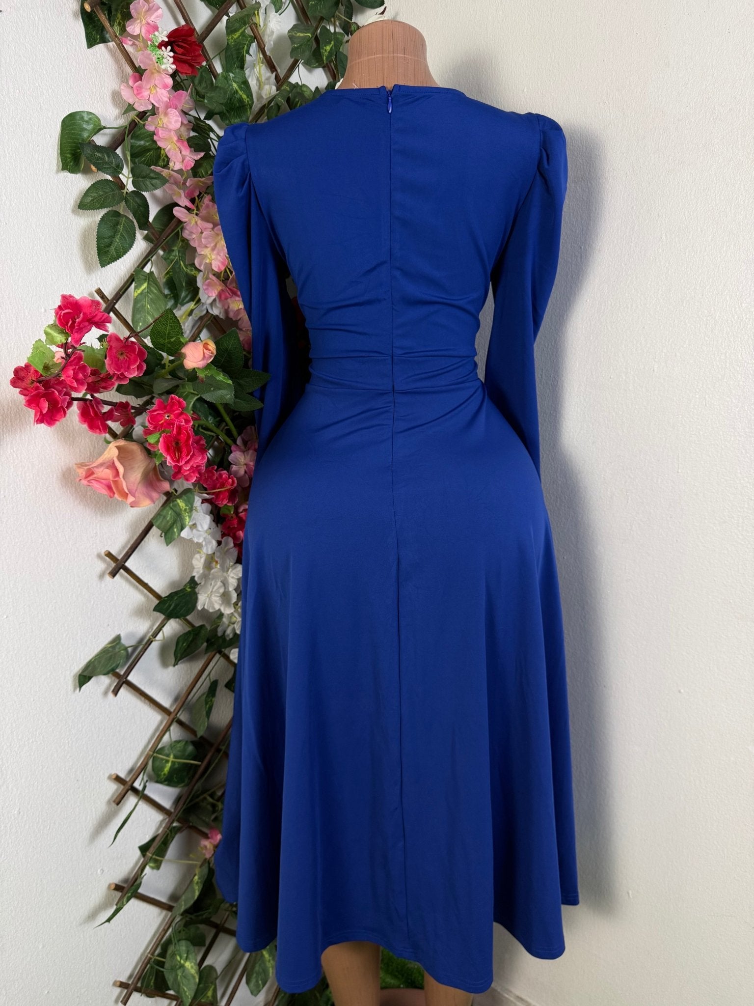 Robe élégante évasée longues manches longues - Perluna Store