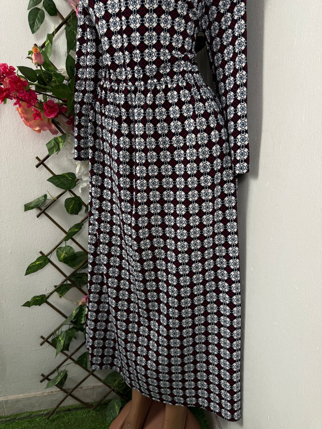 Robe élégante longue manches longues - Perluna Store