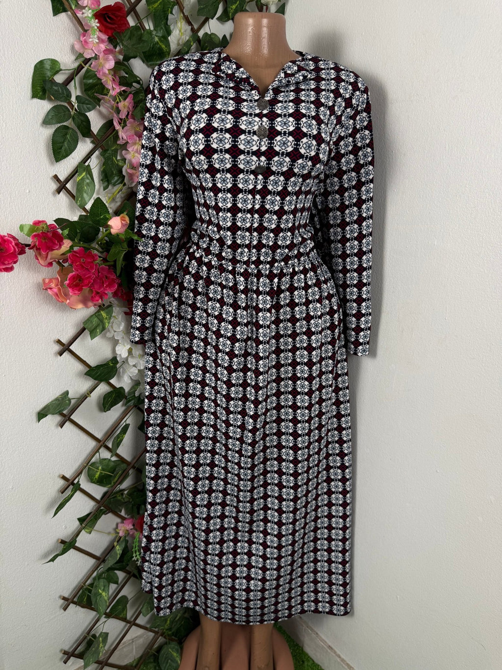 Robe élégante longue manches longues - Perluna Store