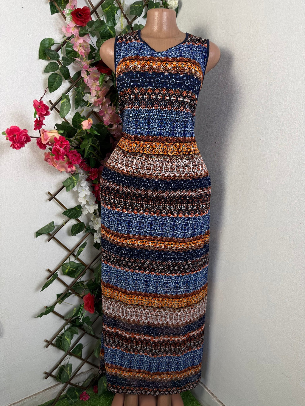 Robe élegante longue sans manches - Perluna Store - kinshasa