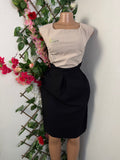 Robe élégante sans manches ceintrée deux temps - Perluna Store