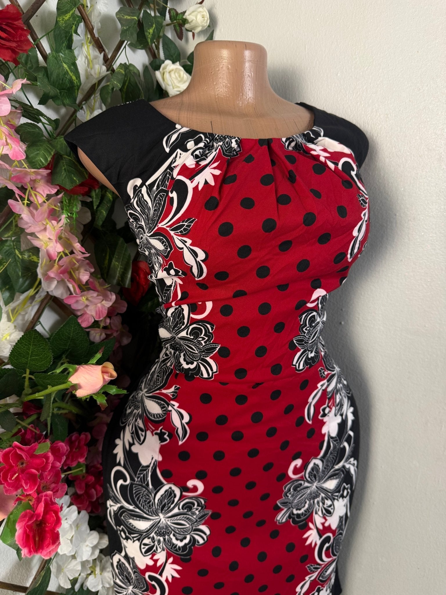 Robe élegante sans manches imprimée fleurie - Perluna Store