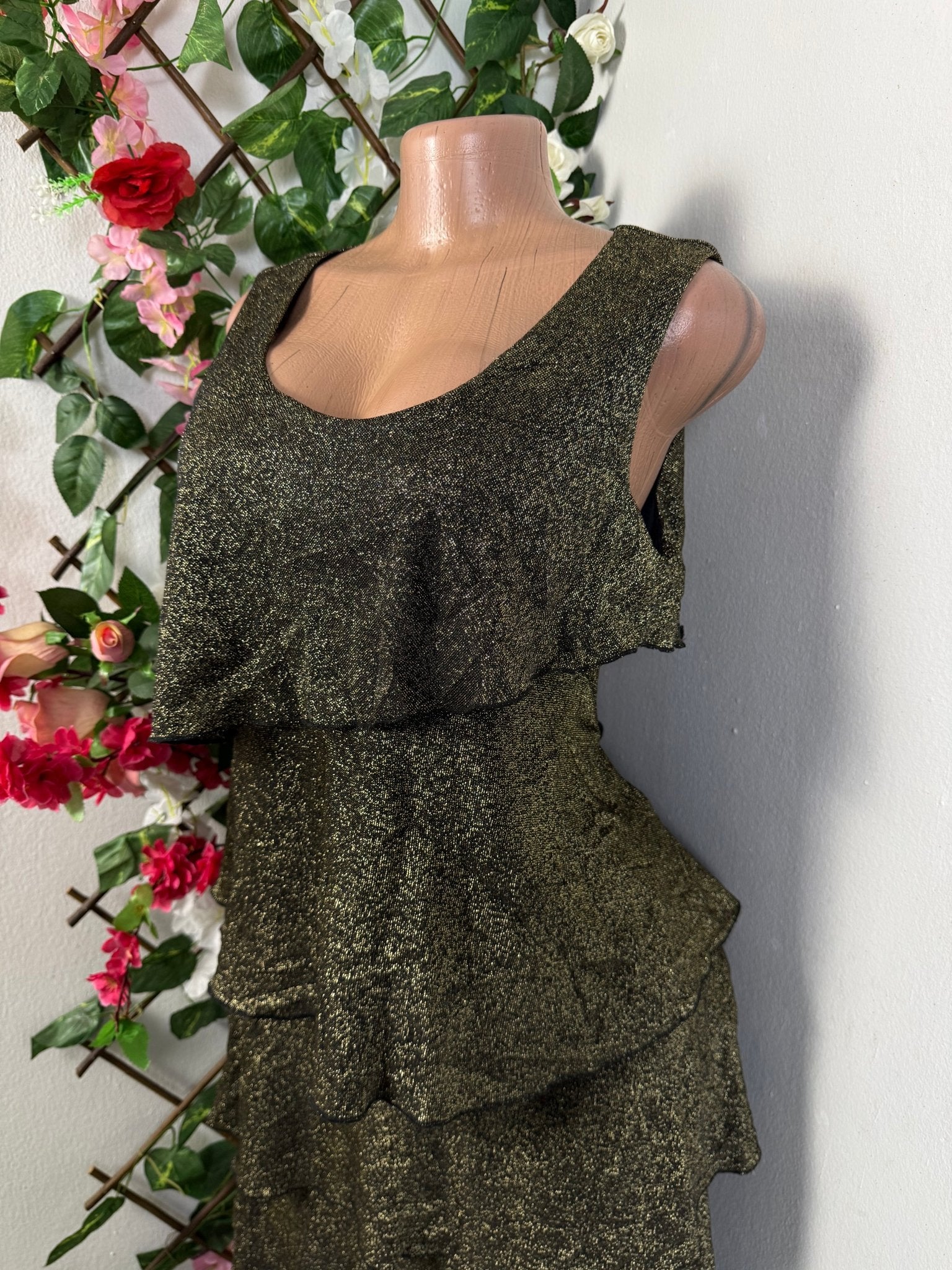 Robe en paillette volant  - Perluna Store - kinshasa