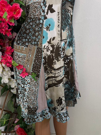 Robe évasé cintré manche courte  - Perluna Store - kinshasa