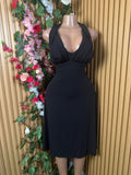 Robe évasé sans manches décolletée - Perluna Store