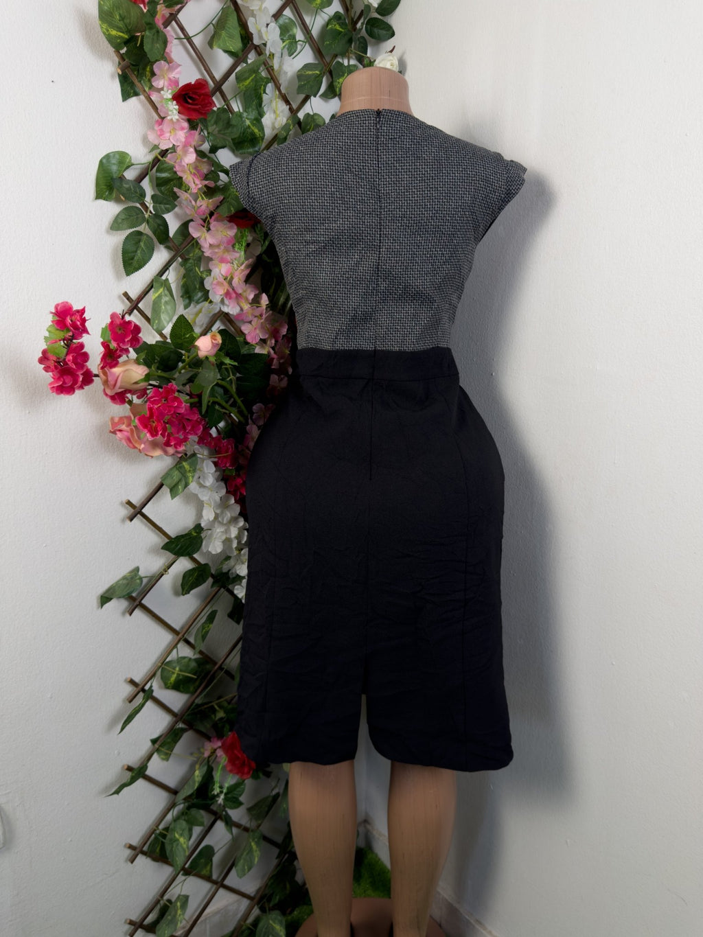 Robe évasée deux temps sans manches - Perluna Store