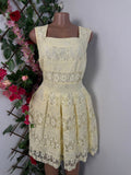 Robe évasée en maille de dentelle - Perluna Store
