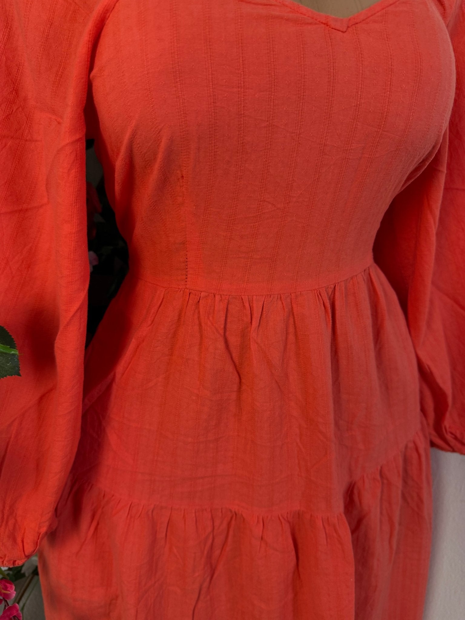 Robe évasée long manche - Perluna Store