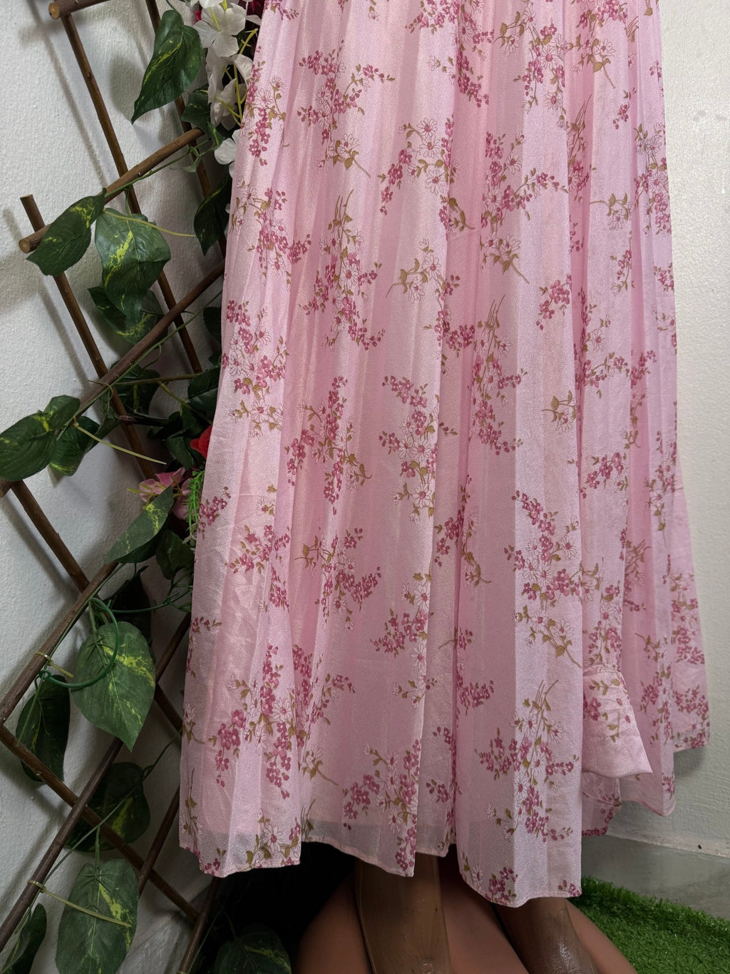 Robe évasée longue manches courtes - Perluna Store - kinshasa