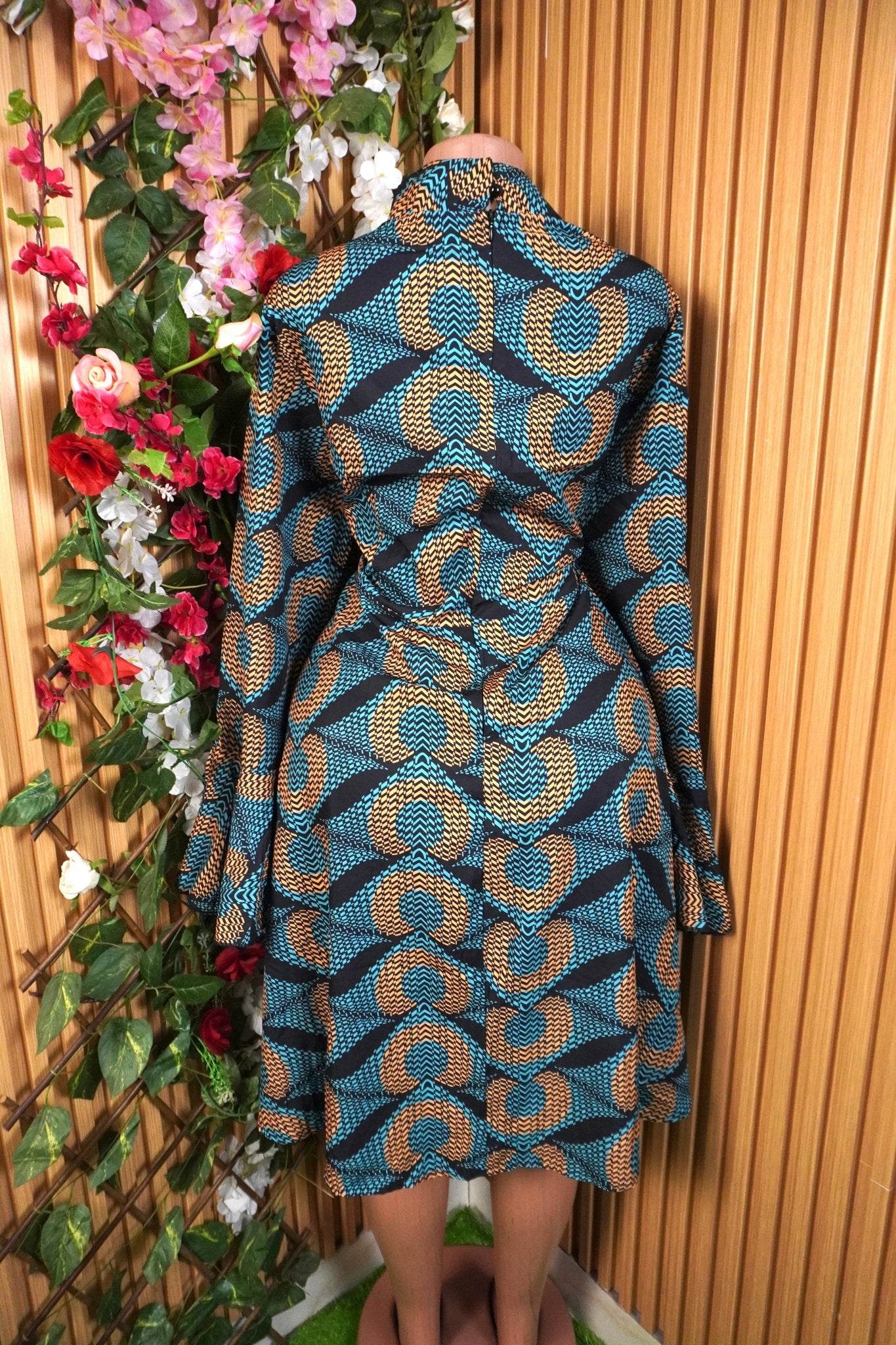 Robe évasée longue manches longues-XXL - Perluna Store