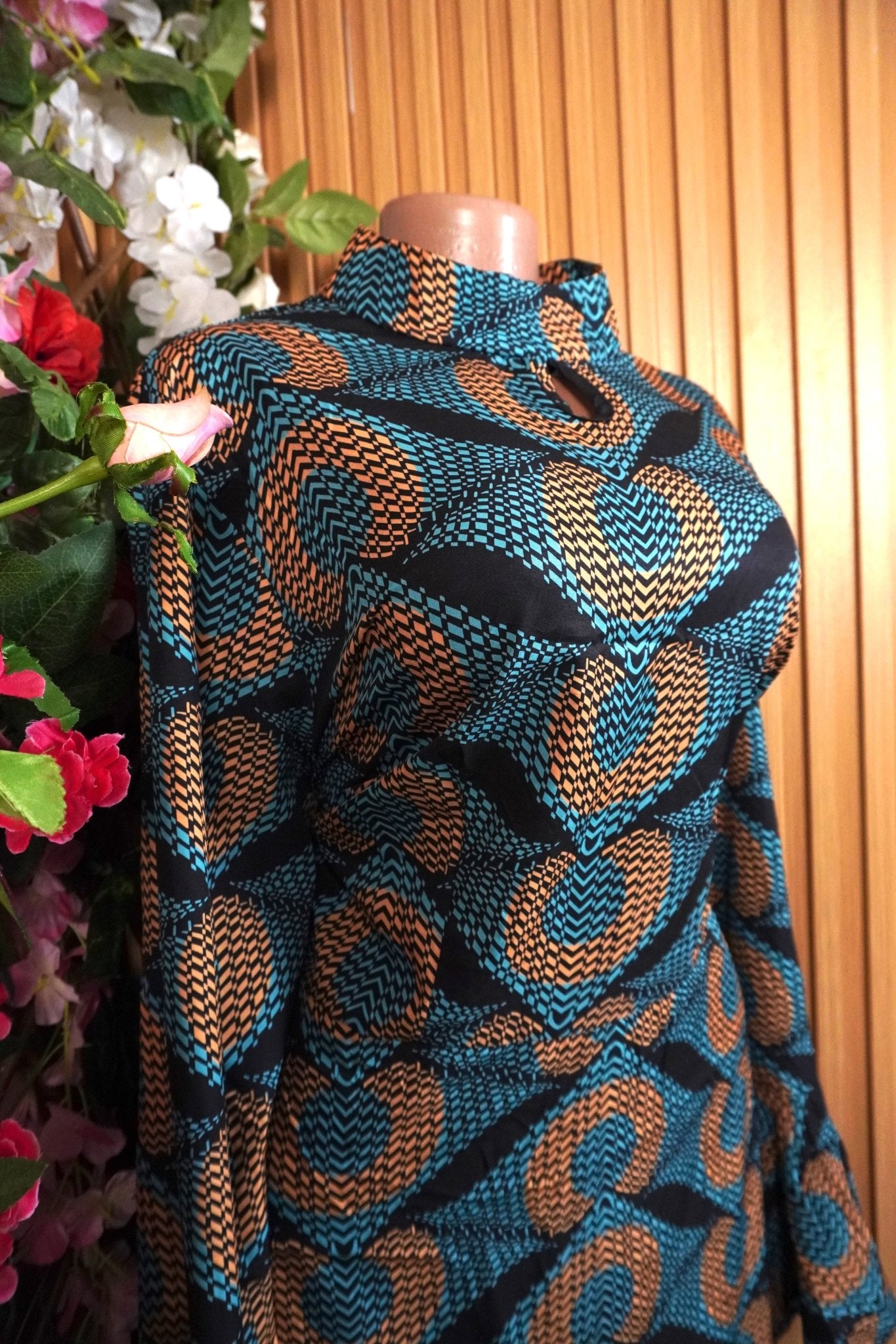 Robe évasée longue manches longues-XXL - Perluna Store