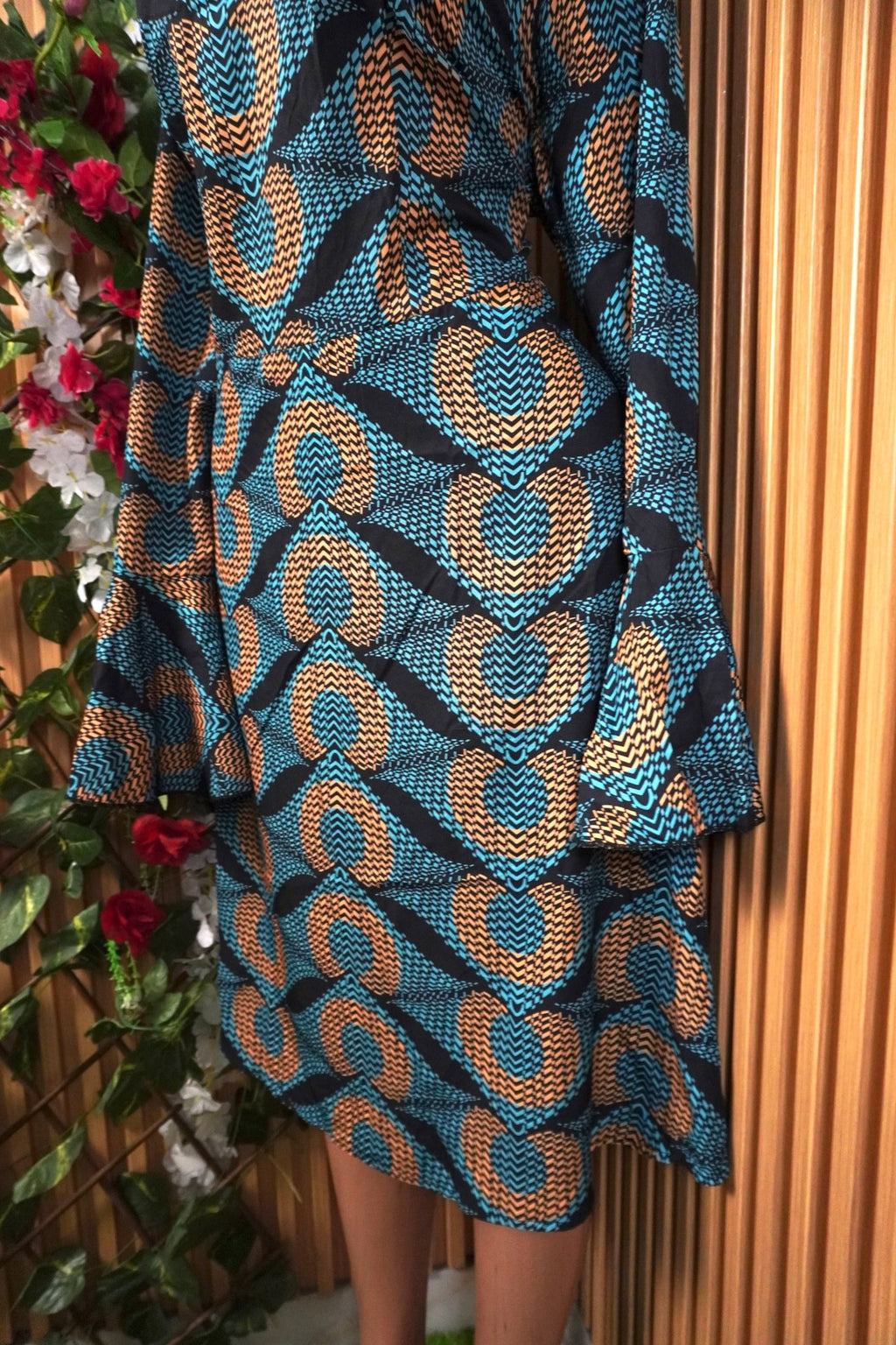 Robe évasée longue manches longues-XXL - Perluna Store