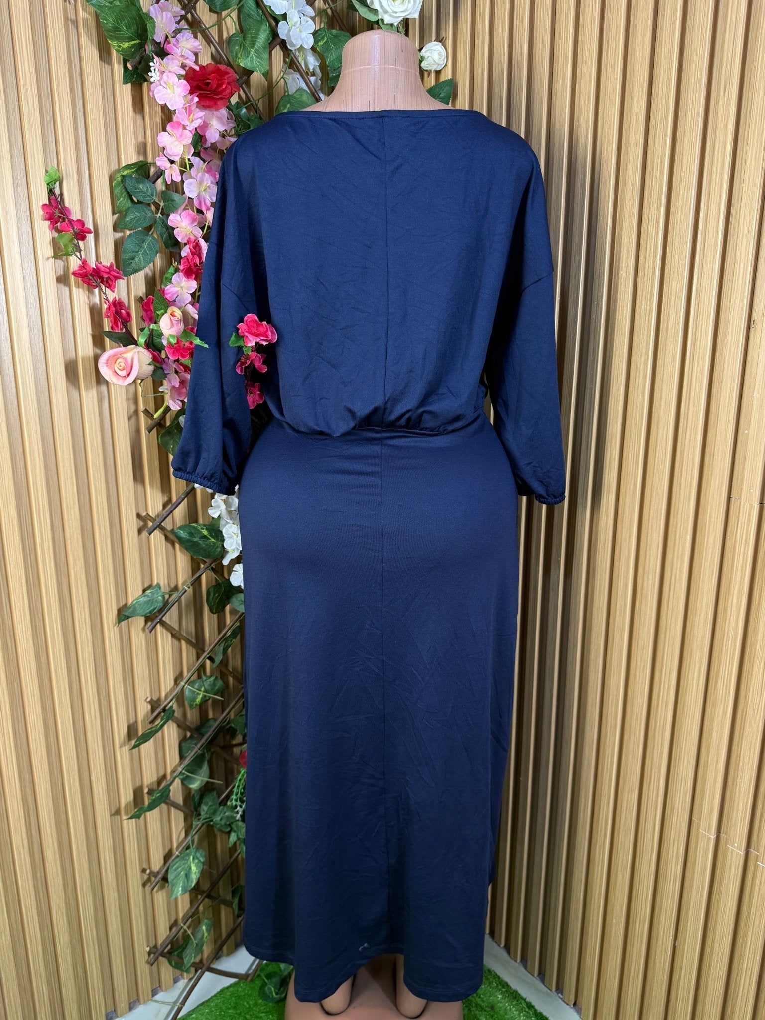 Robe évasée longue manches longues - Perluna Store