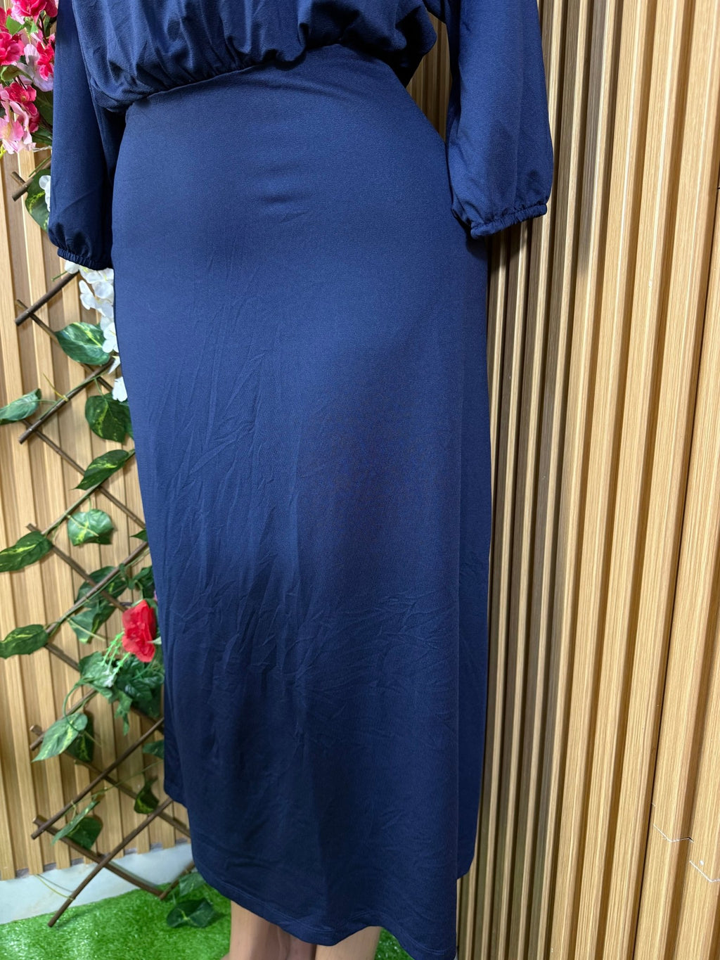 Robe évasée longue manches longues - Perluna Store