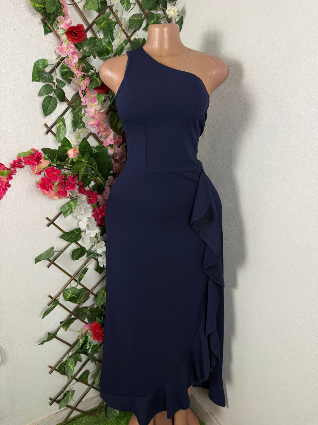 Robe évasée longue sans manches dénudée - Perluna Store