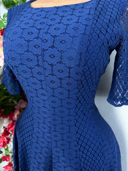 Robe évasée manche courte cintré  - Perluna Store - kinshasa
