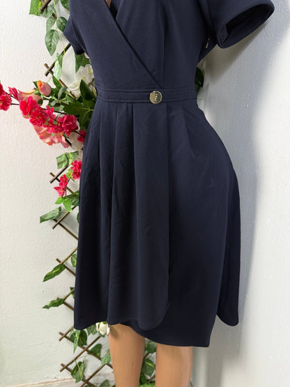 Robe évasée manche courte - Perluna Store - kinshasa