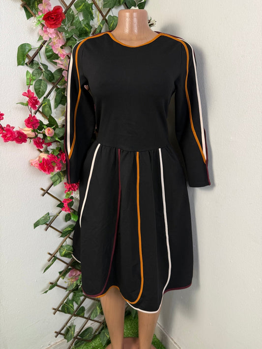Robe évasée manche longue - Perluna Store - kinshasa