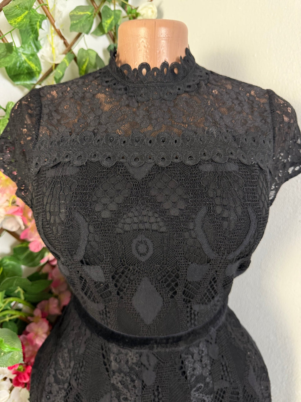 Robe évasée manches courtes imprimé bretelles - Perluna Store