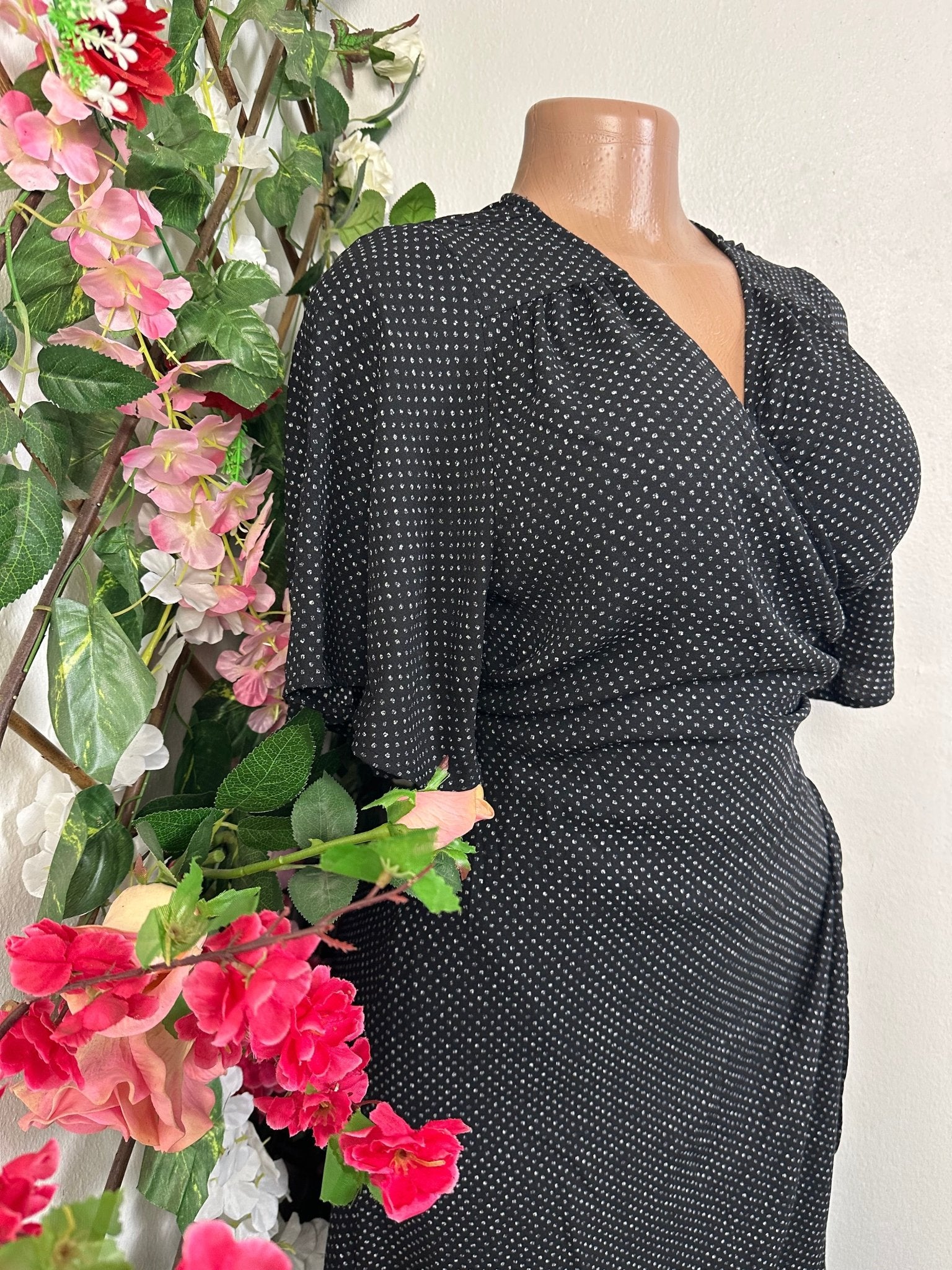 Robe évasée manches courtes - Perluna Store - kinshasa