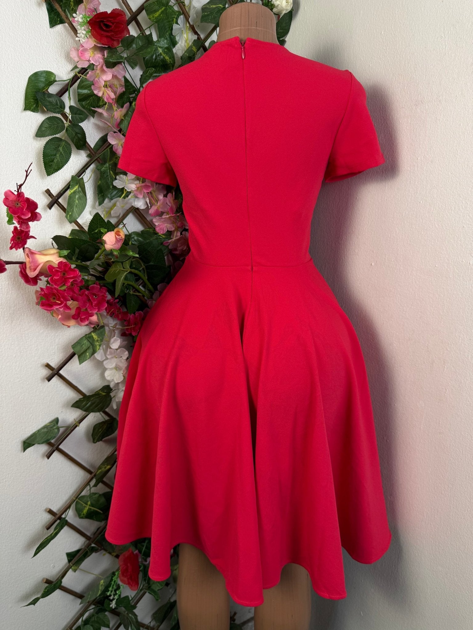 Robe évasée manches courtes - Perluna Store - kinshasa