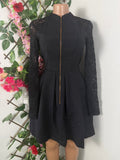 Robe évasée manches longues avec tirette - Perluna Store