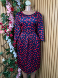 Robe évasée manches longues décollectée - Perluna Store