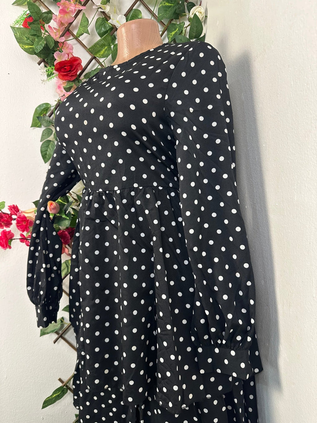 Robe évasée manches longues - Perluna Store - kinshasa