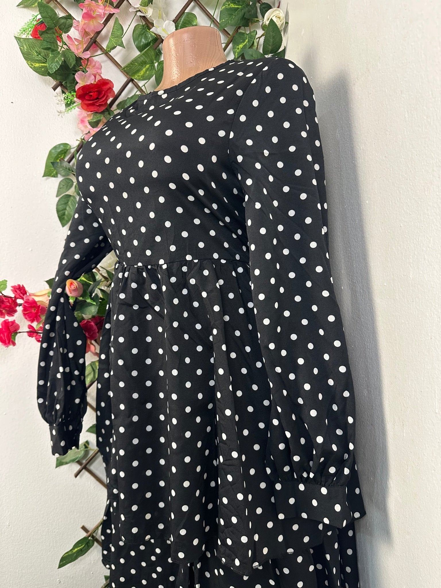 Robe évasée manches longues - Perluna Store - kinshasa