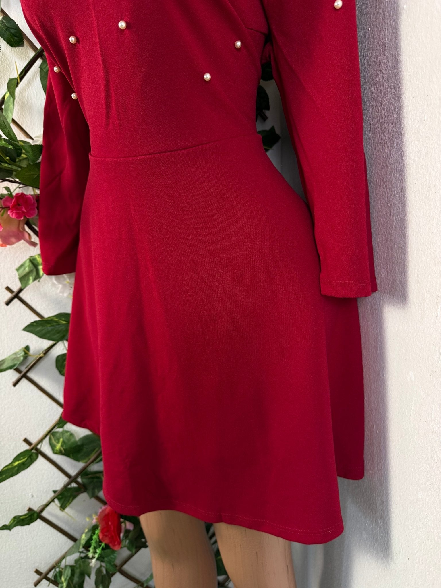 Robe évasée manches longues - Perluna Store