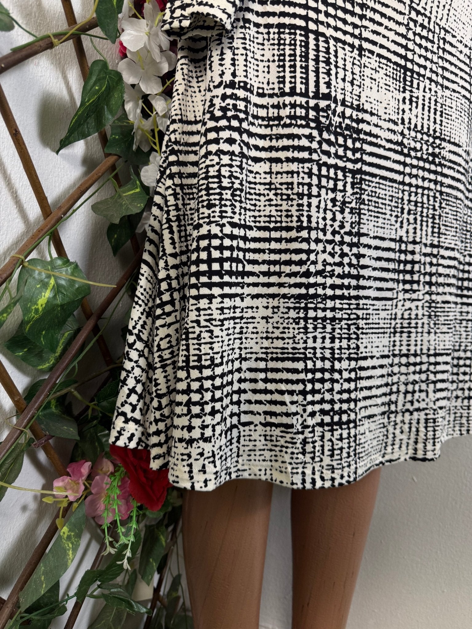 Robe évasée mi-longue manches longues - Perluna Store