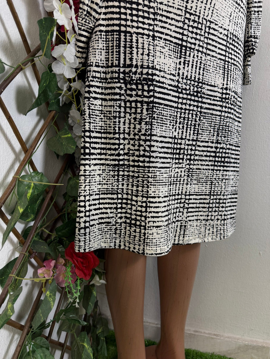 Robe évasée mi-longue manches longues - Perluna Store