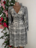 Robe évasée mi-longue manches longues - Perluna Store