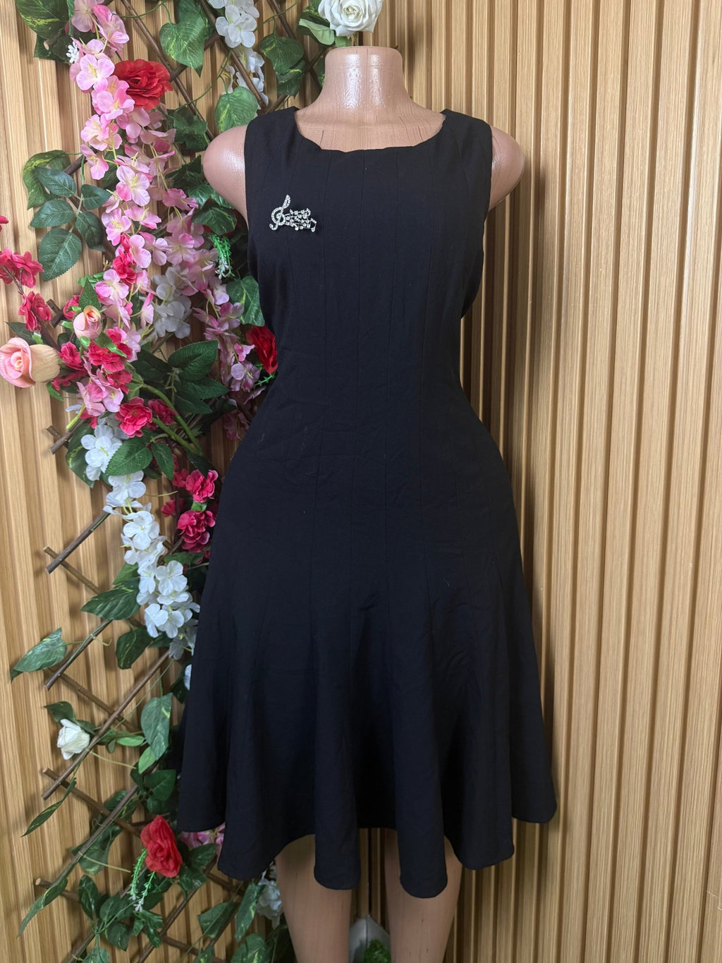 Robe moulante slim sans manches imprimée fleurie - Perluna Store
