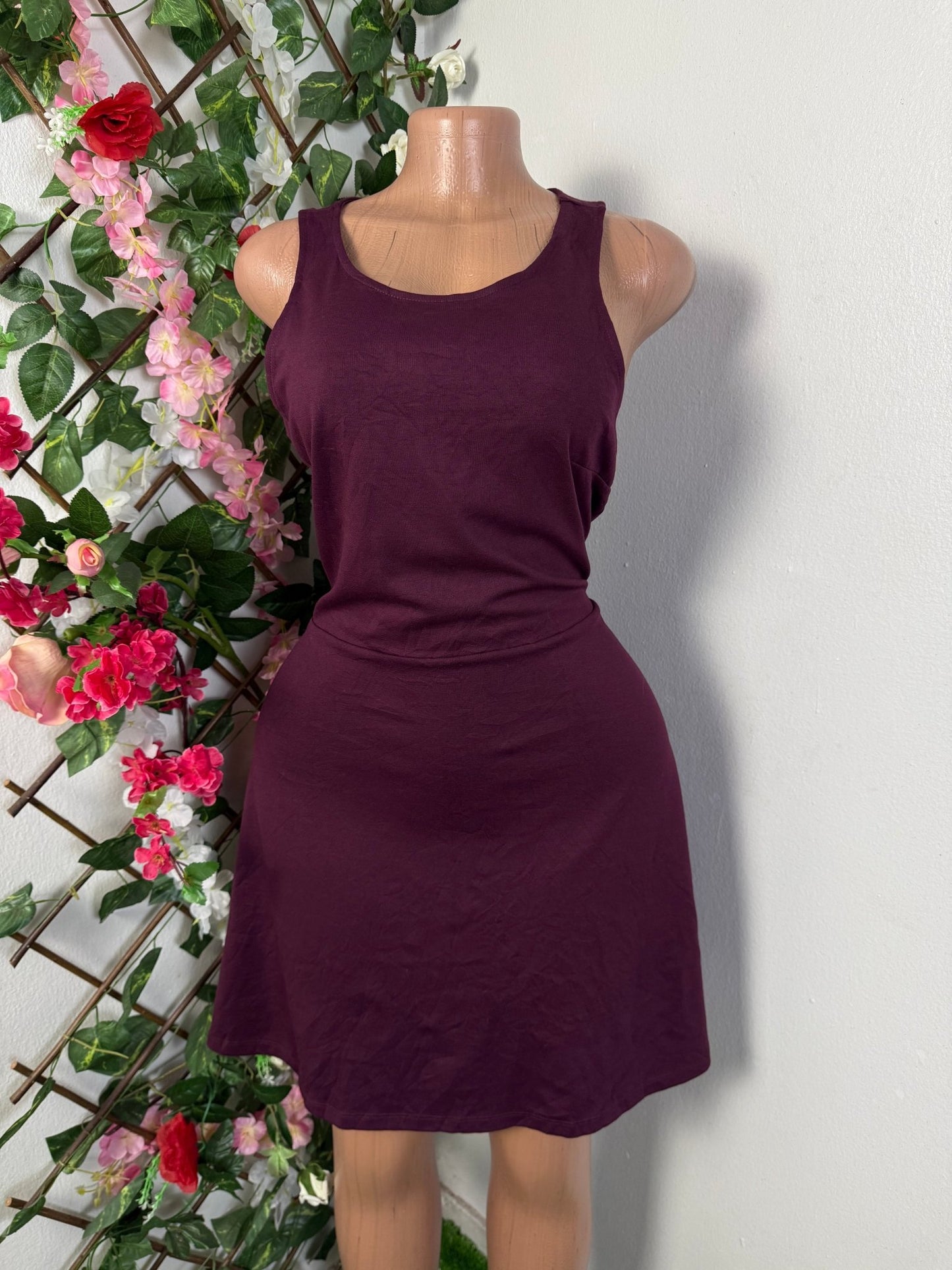 Robe évasée sans manche - Perluna Store - kinshasa