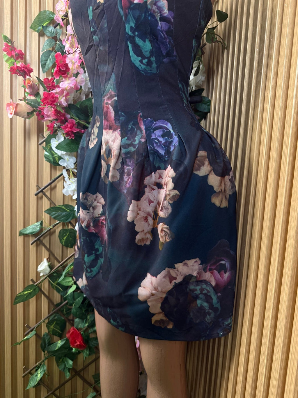 Robe évasée sans manches bustier - Perluna Store