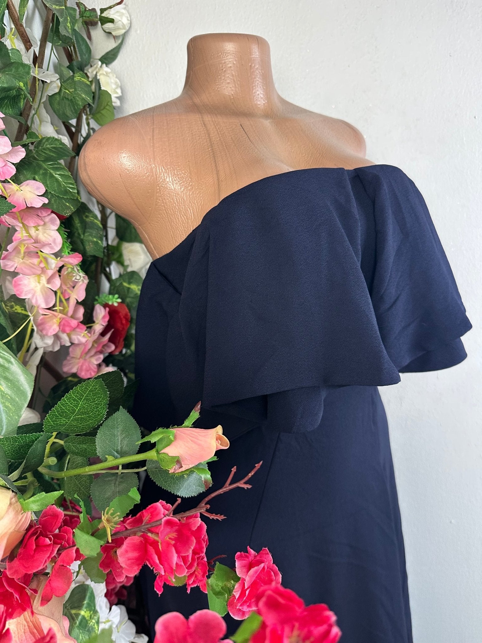 Robe évasée sans manches bustier - Perluna Store - kinshasa