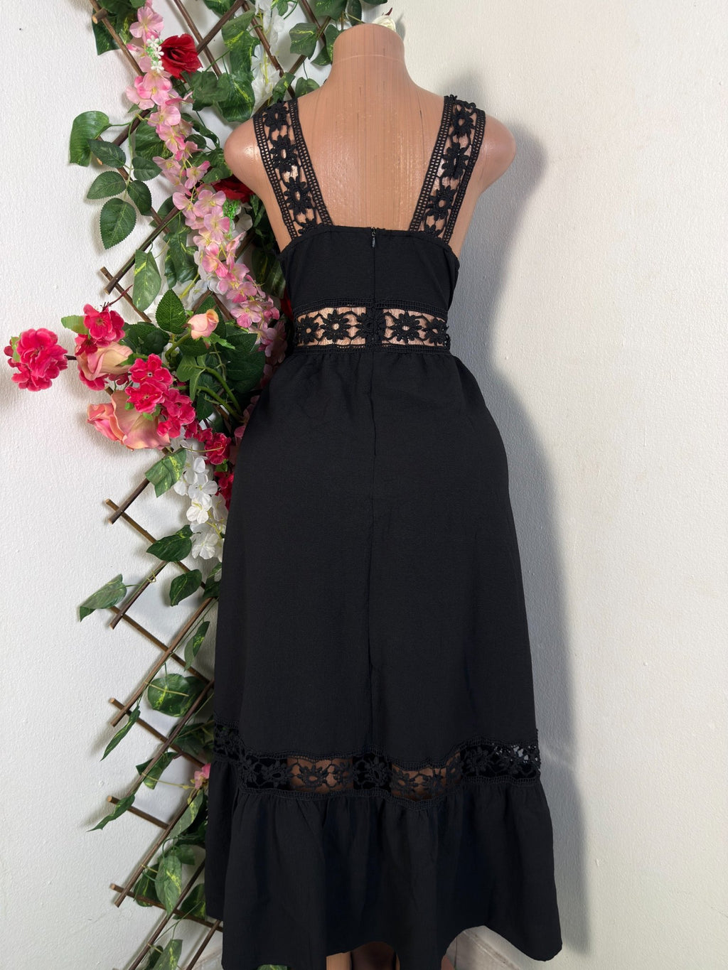 Robe évasée sans manches ceintrée - Perluna Store