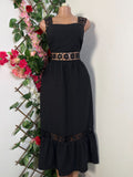 Robe évasée sans manches ceintrée - Perluna Store