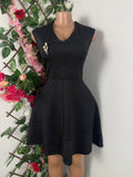 Robe évasée sans manches décollectée - Perluna Store