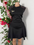 Robe évasée sans manches dénudée - Perluna Store