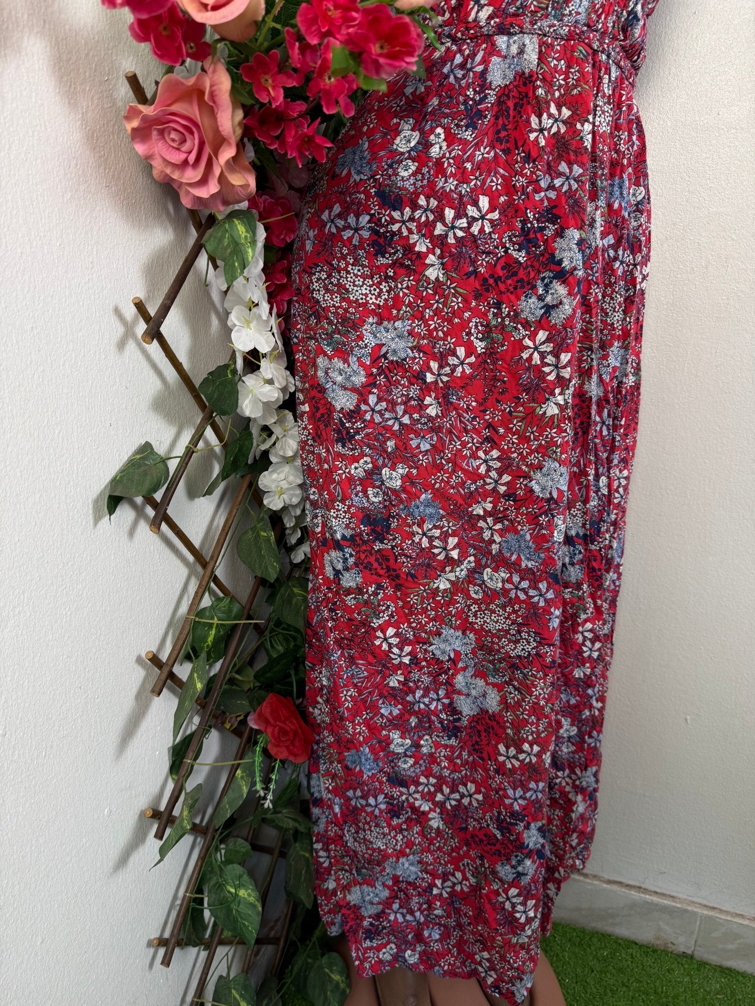 Robe évasée sans manches dos - nu - Perluna Store - kinshasa