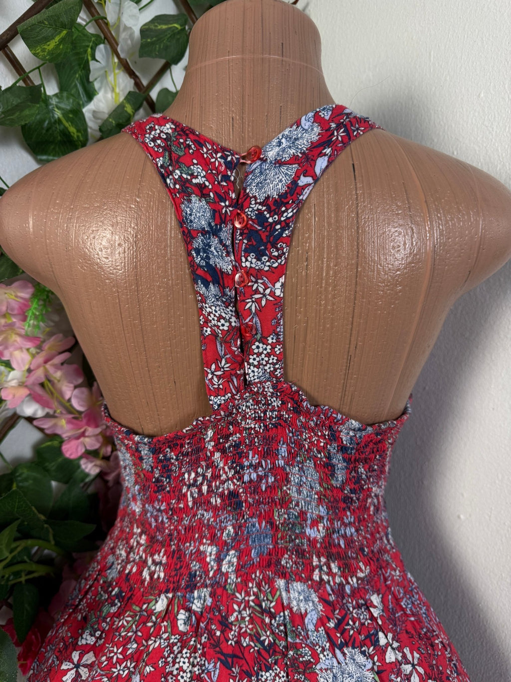 Robe évasée sans manches dos - nu - Perluna Store - kinshasa