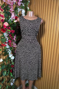Robe evasée sans manches drapée - Perluna Store