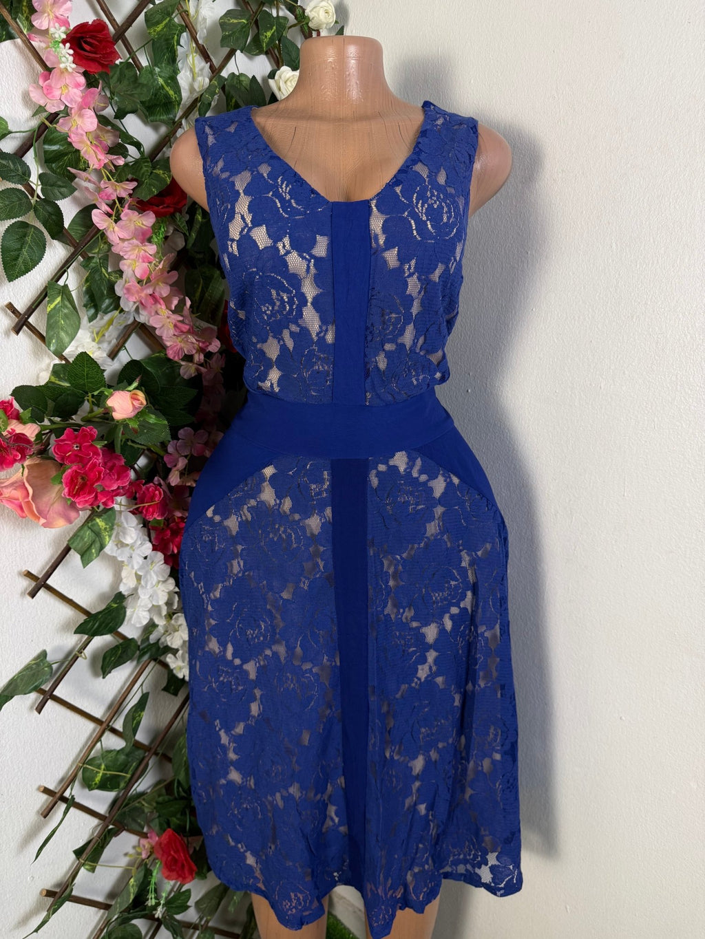 Robe évasée sans manches imprimée bretelles - Perluna Store